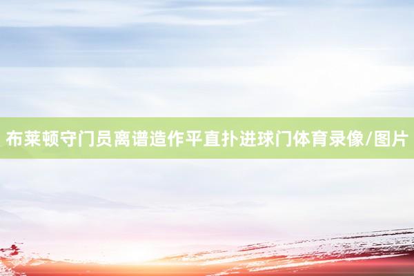 布莱顿守门员离谱造作平直扑进球门体育录像/图片