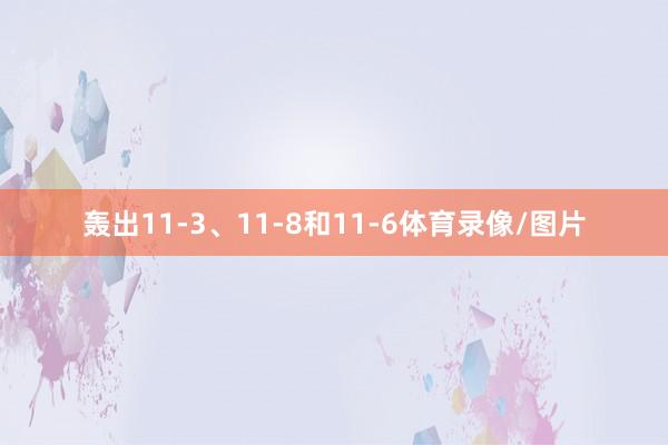 轰出11-3、11-8和11-6体育录像/图片