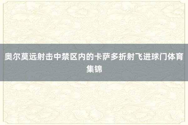 奥尔莫远射击中禁区内的卡萨多折射飞进球门体育集锦