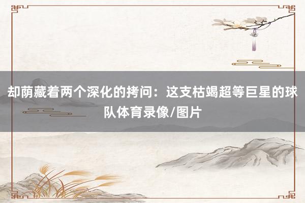 却荫藏着两个深化的拷问：这支枯竭超等巨星的球队体育录像/图片