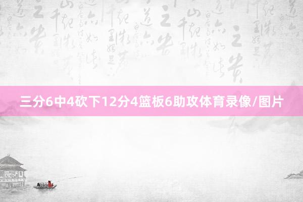 三分6中4砍下12分4篮板6助攻体育录像/图片