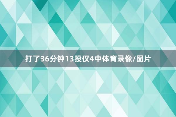 打了36分钟13投仅4中体育录像/图片