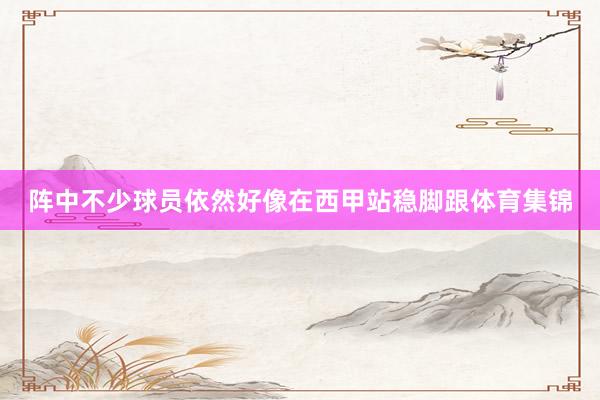 阵中不少球员依然好像在西甲站稳脚跟体育集锦