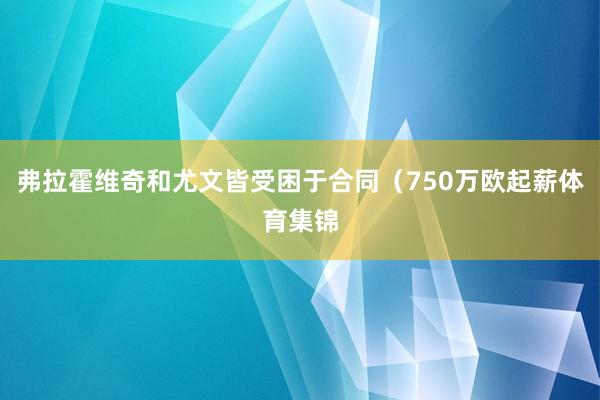 弗拉霍维奇和尤文皆受困于合同(750万欧起薪体育集锦