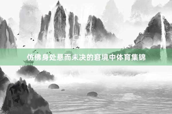 仿佛身处悬而未决的窘境中体育集锦