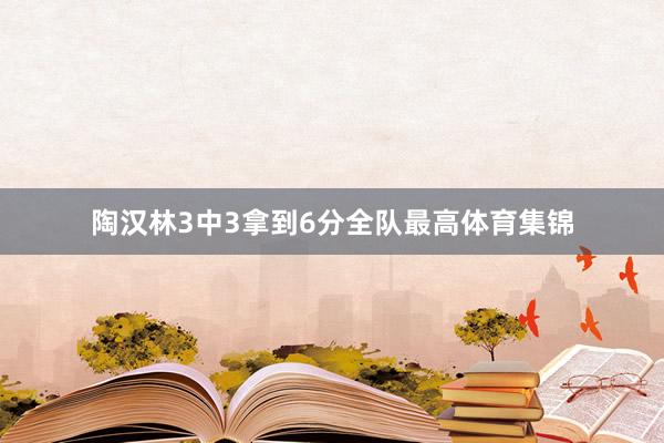 陶汉林3中3拿到6分全队最高体育集锦