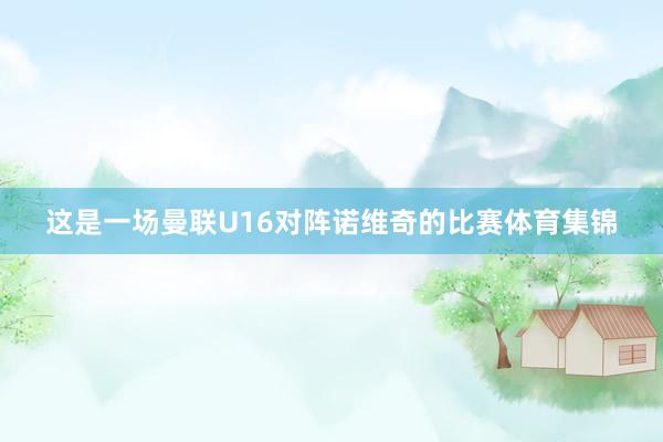 这是一场曼联U16对阵诺维奇的比赛体育集锦