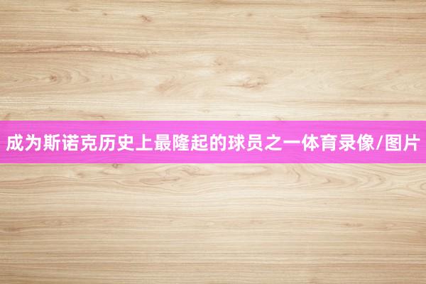 成为斯诺克历史上最隆起的球员之一体育录像/图片