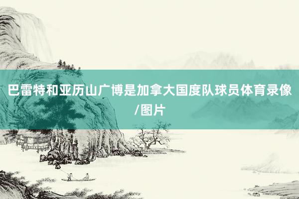 巴雷特和亚历山广博是加拿大国度队球员体育录像/图片