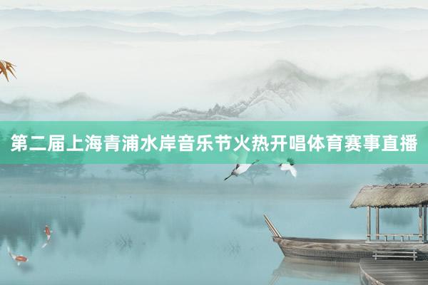 第二届上海青浦水岸音乐节火热开唱体育赛事直播