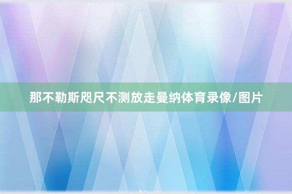 那不勒斯咫尺不测放走曼纳体育录像/图片